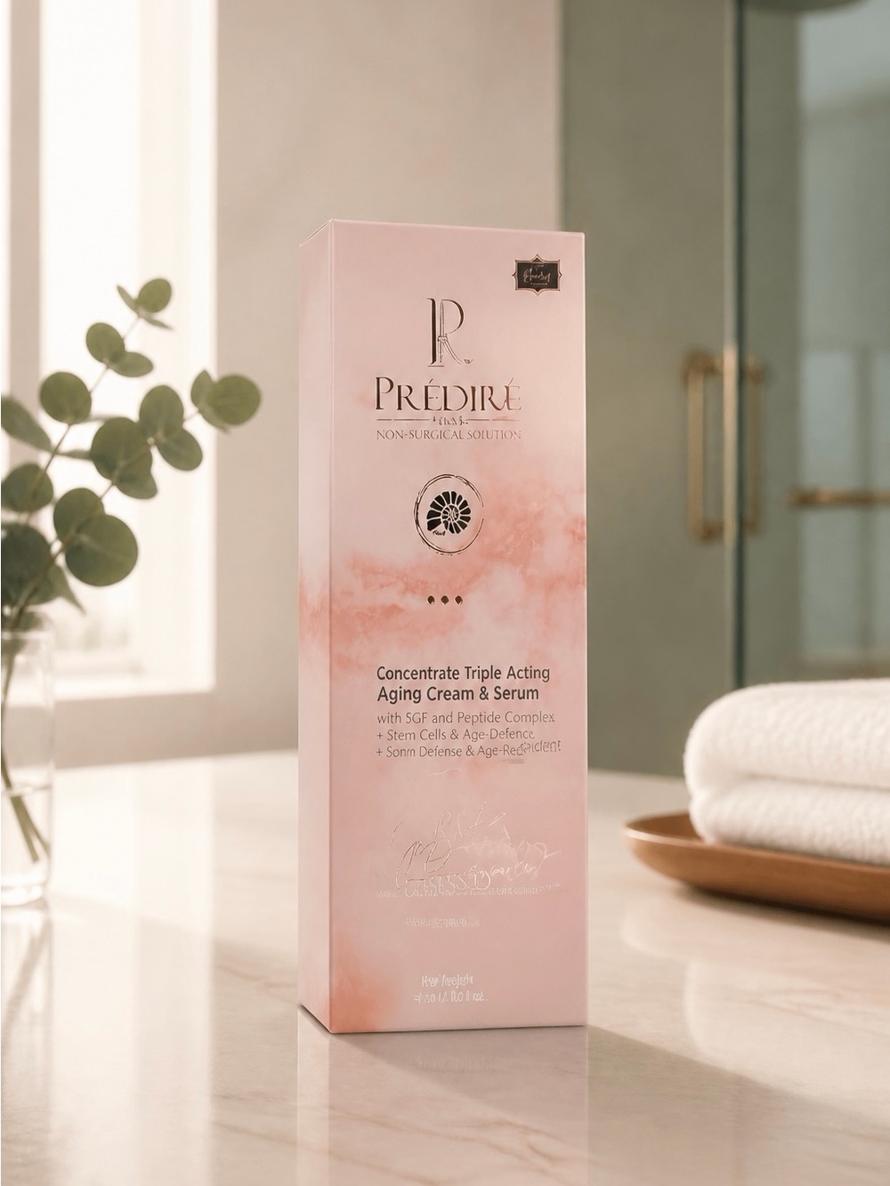 Prædiré Concentrate Triple Acting Aging Cream & Serum - Pink Marble Box